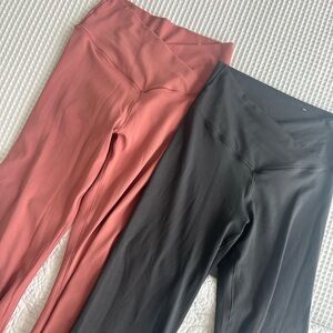 Aerie Real Me High Waisted Crossover Flare Leggings NWOT